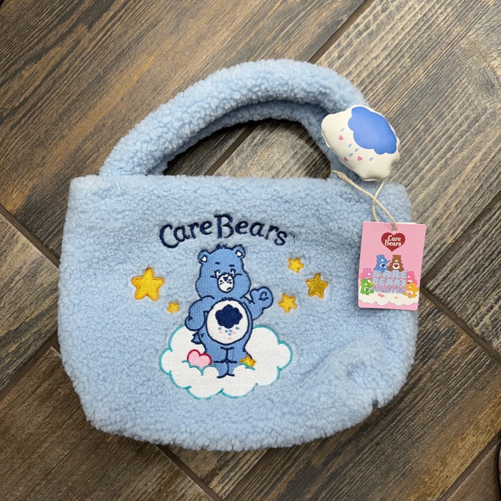 Miniso Care Bears Grumpy Bear Blue Handbag